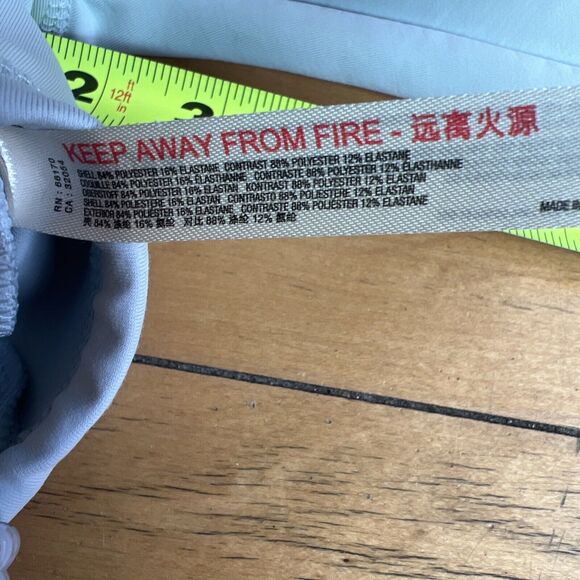 Free People Movement Light Blue Reach The Summit Cropped Hoodie Crop High Neck S - Picture 11 of 14